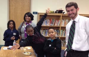 Chris Brown volunteer with Heart Math Tutoring Bank of America